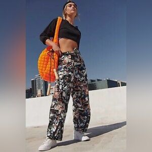 Free People Multicolor Camouflage Pants